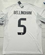 2025/26 ADIDAS REAL MADRID #5 BELLINGHAM HOME SOCCER JERSEY JJ1931