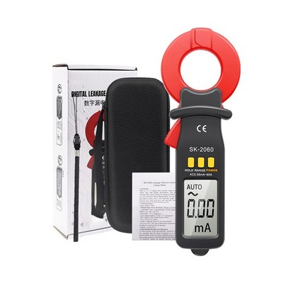 Professional Leakage Current Tester High Accuracy Clamp Meter For AC Circuits 