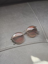 GIORGIO ARMANI 655 985 140 Vintage Brown Eyeglasses Sunglasses FRAMES Eyecups