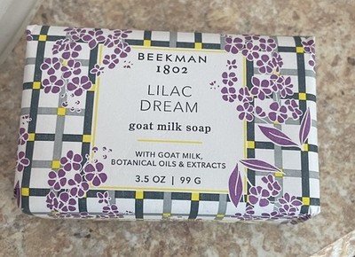(1) Beekman 1802 Lilac Dream Goat Milk Soap 3.5 Oz