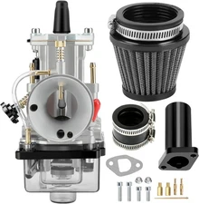 PWK 24mm Carburetor Intake Pipe Manifold For Predator 212cc GX160 CT200U Go Kart