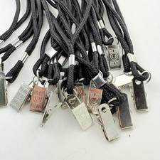 Lot Of 16 Nylon Lanyards With Metal Clips For Business Special Events Company