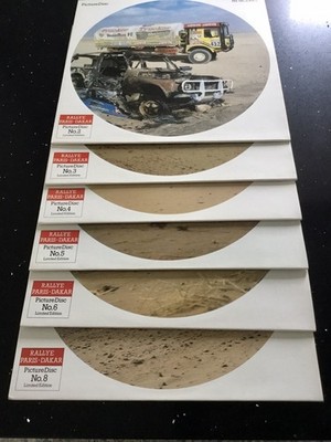 RALLYE PARIS-DAKAR / LPs Picture, Limited Edition Picture, Nr.2+3+4+5+6+8