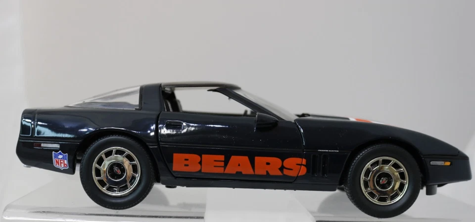 ERTL Special RC2 Marca Super Bowl XX Chicago Bear 1985 C-4 Corvette Diecast 1:18 Foto 2 de 4