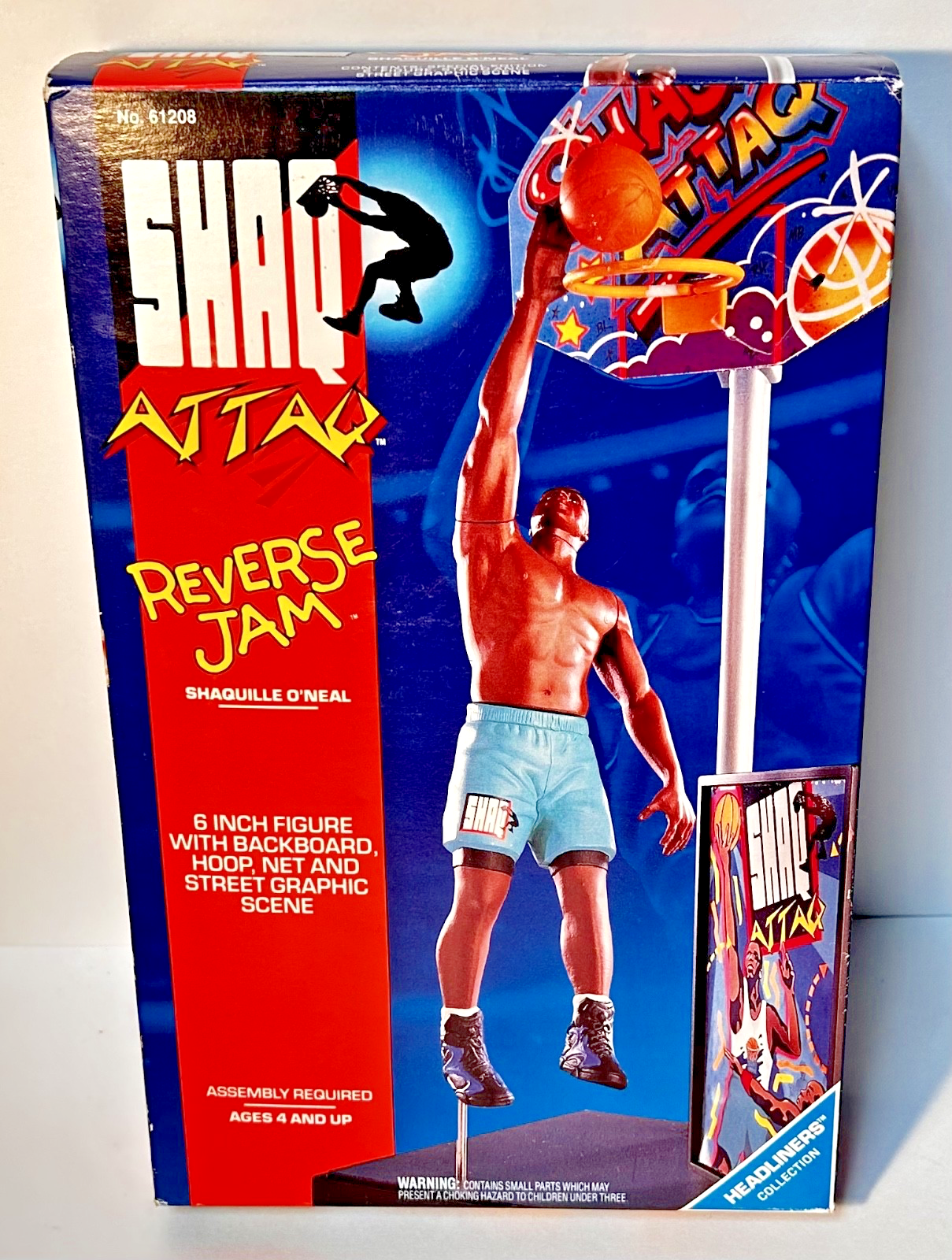 FIGURINE NBA 1993 Shaquille O'Neal Shaq Attaq Overhead Smash 1993 Nba 115662924830