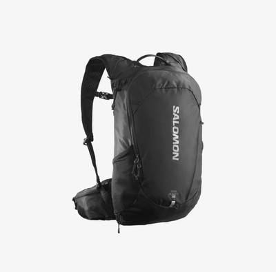 SALOMON Trailblazer 20L Backpack Black Lightweight Hiking Daypack New