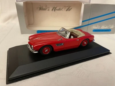 BMW 507 Cabriolet 1957 rouge - 1/43 Minichamps - Photo 1/4