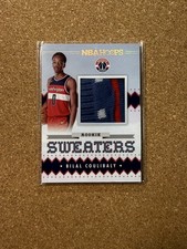 2023-24 Panini Hoops Winter Bilal Coulibaly Rookie Sweaters RC #RSW-BLC Wizards