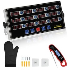 Commercial Kitchen Timers for Cooking, 12-Cha...