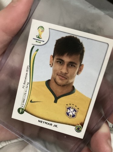 Neymar Jr. #48 2014 Panini World Cup Stickers card