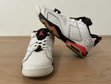 Jordan Air Jordan 6 Retro Low Shoes Youth 5.5Y White Black Sneakers 768881-123