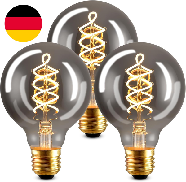 Nuodifan Edison Vintage GlüHbirne E27, Led Retro GlüHbirne Dimmbar 4W Led Lampe-image