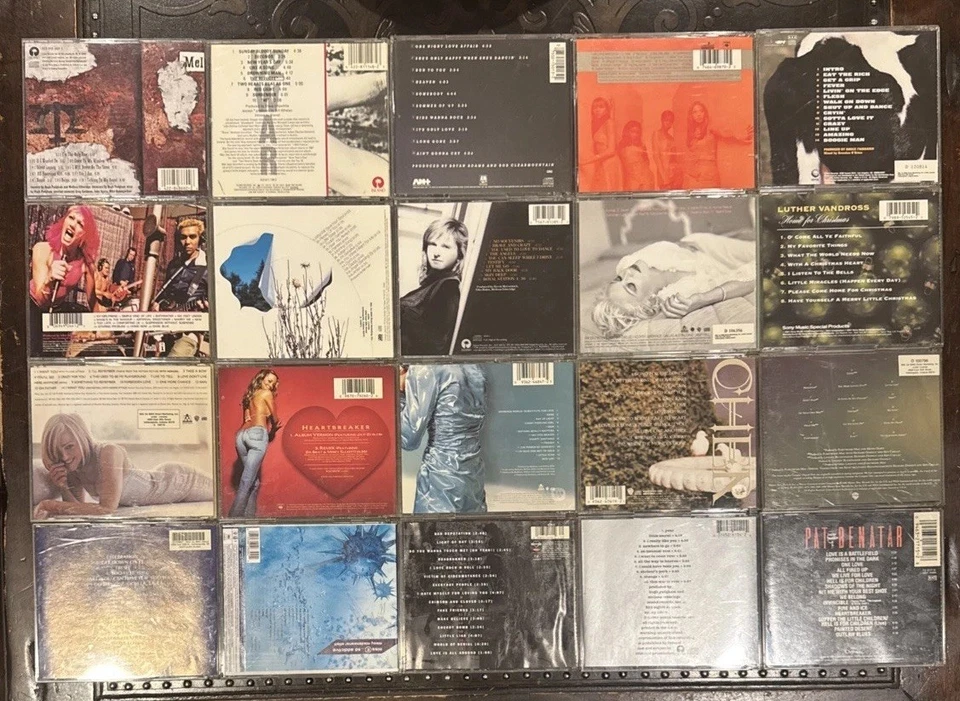 80s 90s Pop Rock R&B 20 CD Lot U2 Madonna AEROSMITH Joan Jett CHER Jewel VTG SET Foto 4 de 4