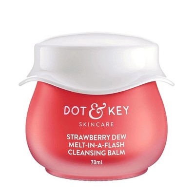 Dot & Key Strawberry Dew Cleansing Balm | Clean, Smooth & Dewy Skin, 70 ml