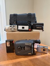 Vintage Camera  Camcorder Collection- Working -Canon, JVC, Minolta, Kodak, Sony