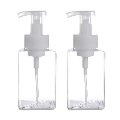  2 Stk. 400ml Pumpe Foming Bottle Makeup Pressflasche Bubble Maker Transparente
