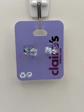 NEW 2 Pair Crystal Square Earrings from Claire's