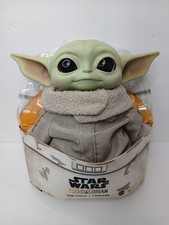 Star Wars Mandalorian The Child Grogu Baby Yoda Plush Doll Figure Mattel Disney