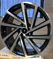 4 x 18" VW CADDY 2005-2026 GLOSS BLACK/MACHINED G-RD DESIGN 8J ALLOY WHEELS