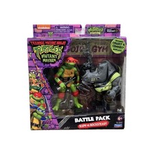 TMNT Mutant Mayhem RAPH vs ROCKSTEADY Battle Pack WALMART EXCLUSIVE