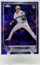 George Kirby 2022 Topps Chrome Update Sapphire Purple Rookie RC /10! Mariners