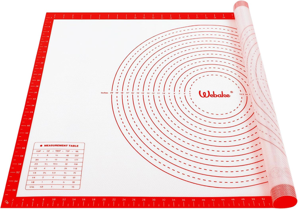 Backmatte Silikon XXL 90X60 Cm Rutschfest FüR Backen, Teig, Fondant, Pizza-image