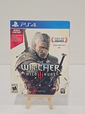 The Witcher 3 Wild Hunt (Sony PlayStation 4 PS4 CIB Complete w Slip Cover GC