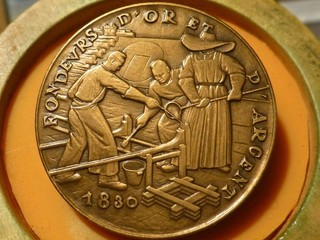 FRANCE PARIS MEDAILLE SOUVENIR D'UNE VISITE A LA MONNAIE QUALITE SPL !