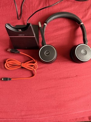 Jabra Evolve 75 Headset And Charging Dock- Black