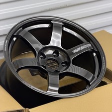 Set Of 4 Volk Racing Te37 Saga S-plus 17x9 22 5x114.3 Shining Black Metal Set Of 4 Volk Racing Te37 Saga S-plus 17x9 22 5x114.3 Shining Black Metal
