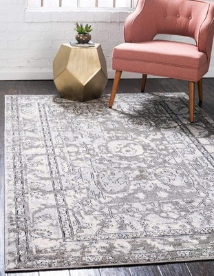 Unique Loom La Jolla Collection Contemporary Abstract Vintage Border Area Rug 6