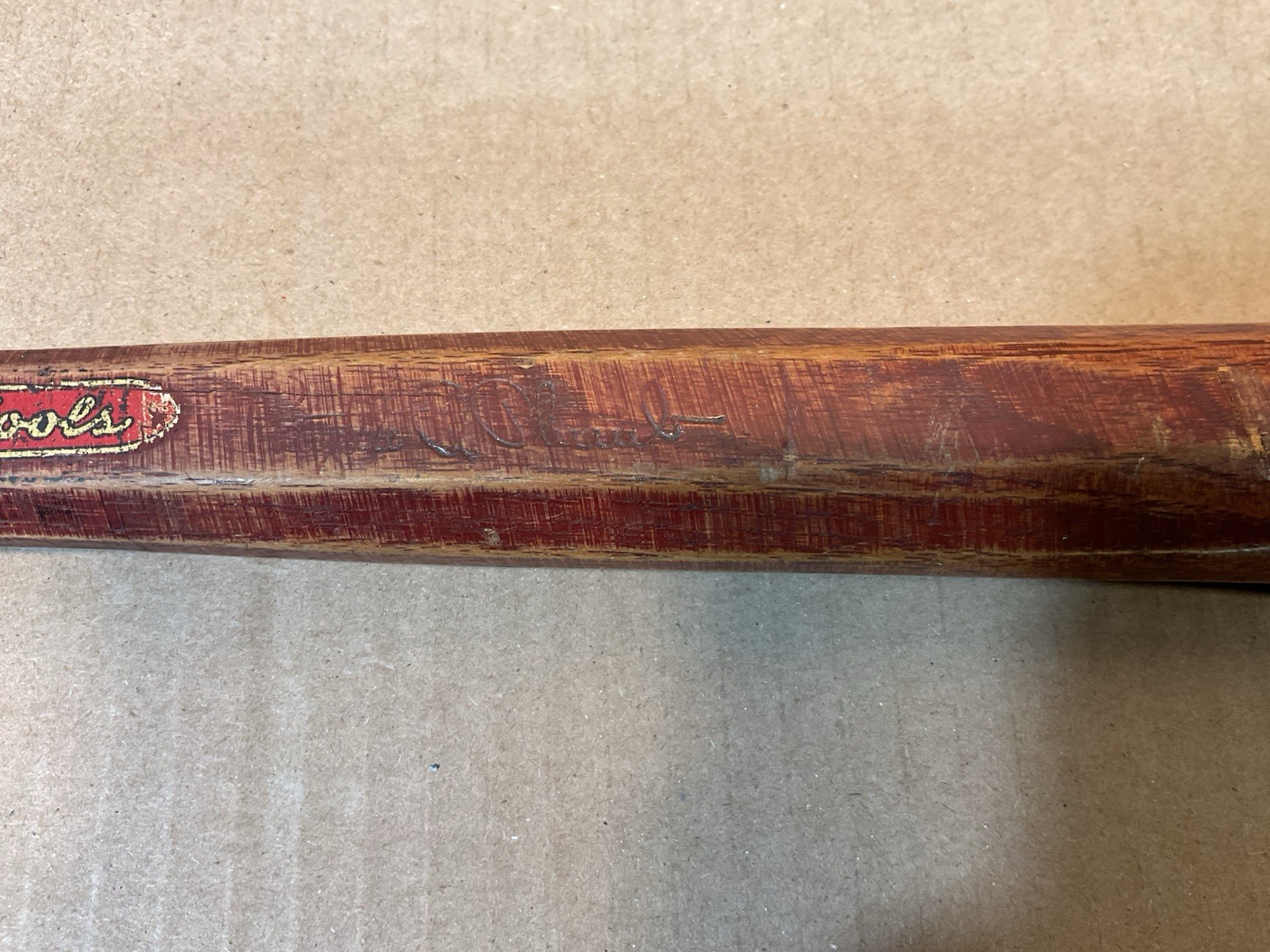 Vintage Plumb 16 Oz Claw Hammer Autograft Handle CRACKED HANDLE