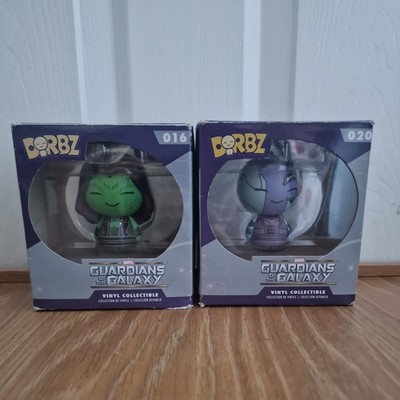 Dorbz Guardians Of The Galaxy Menge 2 Gamora und Nebel Vinyl Figuren in Box