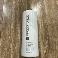Paul Mitchell Soft Style Soft Sculpting Spray Gel 33.8 oz LITER NEW