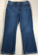 Democracy "Ab" Technology Women's Blue Jeans Straight Leg Blue Lagoon Wash Sz10