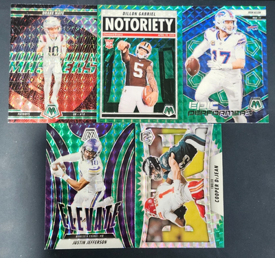 2025 Panini Mosaic - Epic Performers Larry Fitzgerald #13 Green