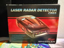 Whistler CR65 Laser Radar Detector w/ Box Tested Working
