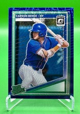 2025 Donruss Optic Baseball Carson Benge Rated Prospect Blue Velocity