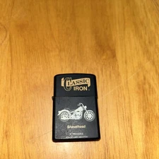 VTG Classic Iron Harley Davidson motorcycle Panhead LIGHTER tobacco 1990