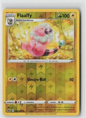 Flaaffy Reverse Holo Uncommon SWSH06: Chilling Reign 048/198 NM