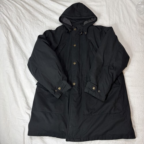 Armani Collezioni, Rare Vintage 90s Giorgio Armani Le Collezioni Hood Parka Sherpa Lined Italy 44