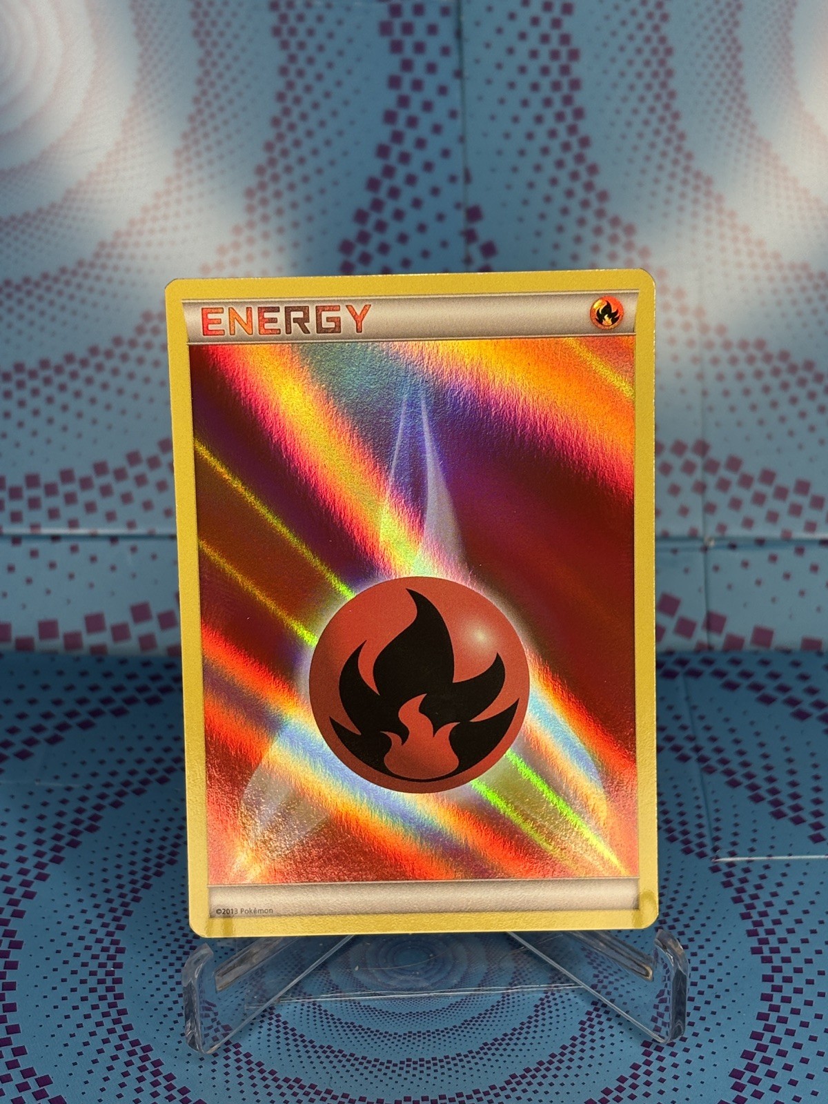 Fire Energy Reverse Holo Foil 2013 Pokemon Card NM