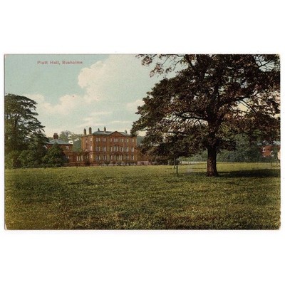 PLATT HALL Manchester Postkarte, unbenutzt