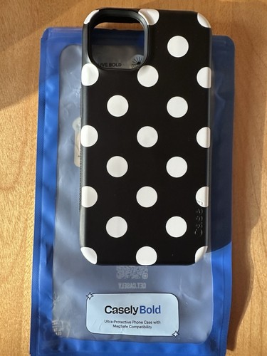 Casely Bold & MagSafe iPhone 13 Pro Case Polka Dot - New Unused