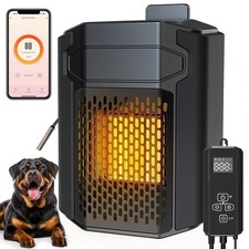 Outdoor Dog House Heater with Thermostat APP Control - Outdoor Pet House Heat...