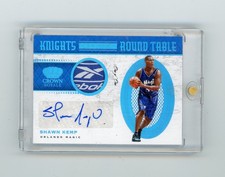 2020-21 Crown Royale Shawn Kemp Knights Round Table Reebok Patch Auto 1/1 (G)