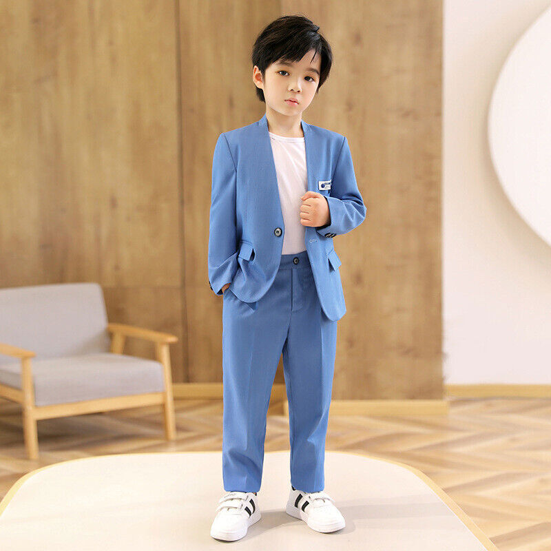 Baby Boys Formal Suit Birthday Party Ceremony Dress Clothes Sets Shirt –  Toyszoom