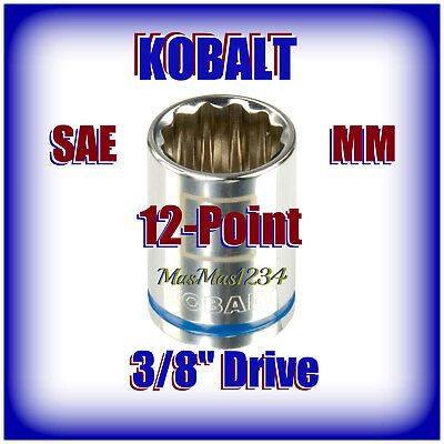 Kobalt Metric 3/8-in Drive 12-point 20mm Shallow Socket Kobalt Metric 3/8-in Drive 12-point 20mm Shallow Socket