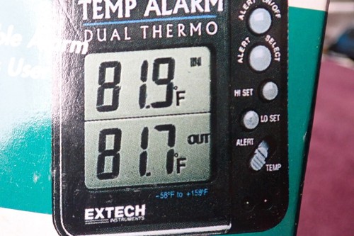 Alarma de temperatura EXTECH doble termo acuario o hogar digital doble temperatura modelo 401012 - Imagen 4 de 10