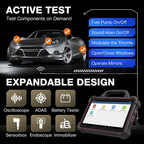 LAUNCH X431 PAD VII Pro Intelligent Car Diagnostic Tool J2534 Programming Coding - Picture 8 of 12